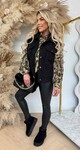 TEDDY BUTTON GILET BLACK