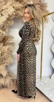 BY SWAN MAXI TRAVEL DRESS 9938 LEOPARD