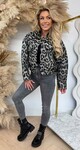 MANOU SHINE LEOPARD JACKET BEIGE