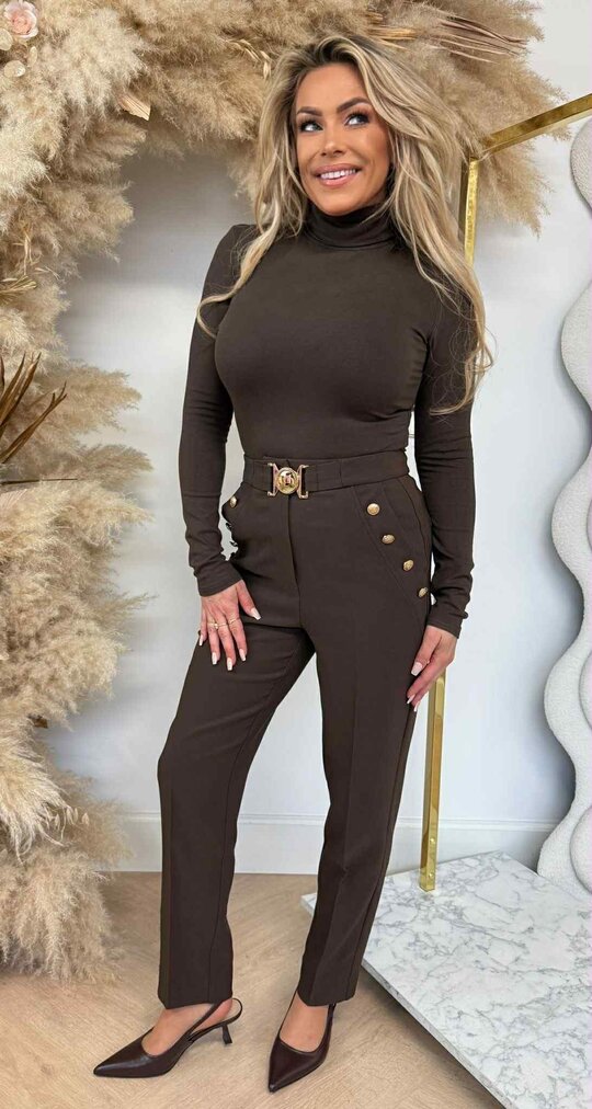 BY SWAN KOL TOP BODY 8273 COFFEE