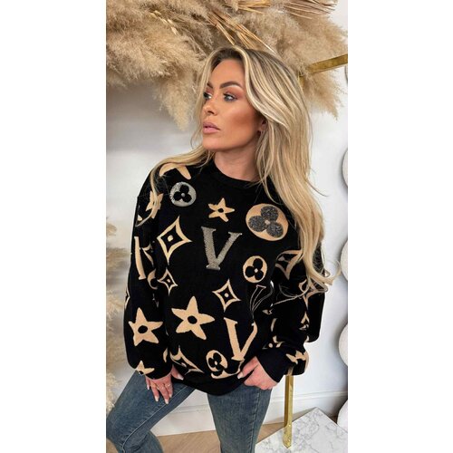 ALOU PRINT SWEAT 1017 BLACK ALOU PRINT SWEAT 1017 BLACK