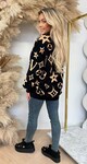 ALOU PRINT SWEAT 1017 BLACK