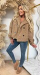 NINE TEDDY COAT CAMEL