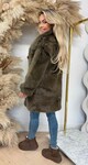 SISSY FAKE FUR COAT 282 CHOCO