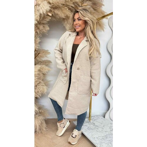 ROMEE TEDDY COAT BEIGE ROMEE TEDDY COAT BEIGE