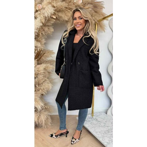 ROMEE TEDDY COAT BLACK ROMEE TEDDY COAT BLACK