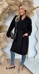 ROMEE TEDDY COAT BLACK