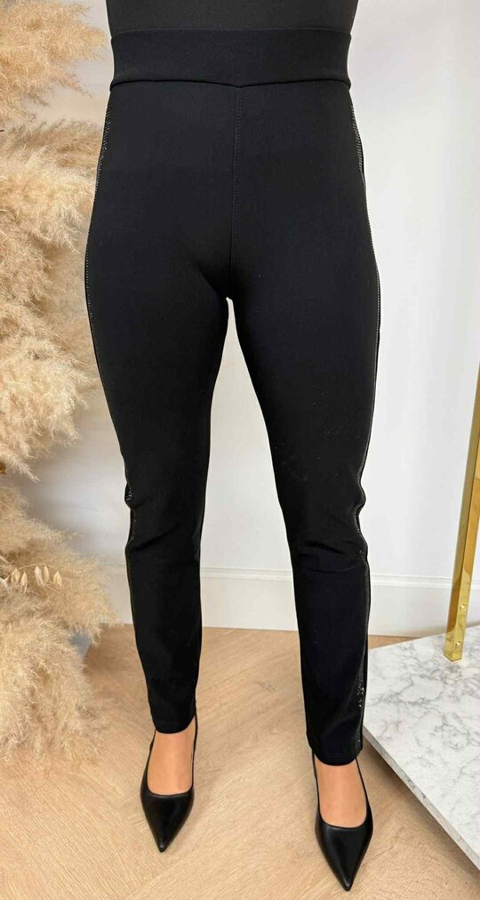 GLITTER PANTS 8568 BLACK