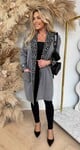 LEOPARD BIES VEST B1519 GREY