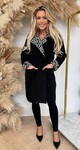 LEOPARD BIES VEST B1519 BLACK/CREME