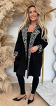 LEOPARD BIES VEST B1519 BLACK/CREME
