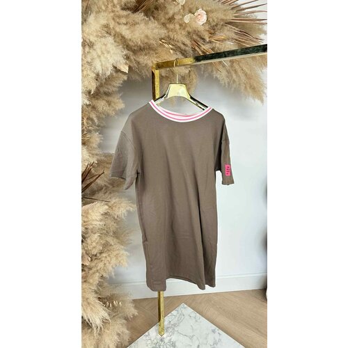 BOORDY EMBLEEM LONG TEE TAUPE BOORDY EMBLEEM LONG TEE TAUPE