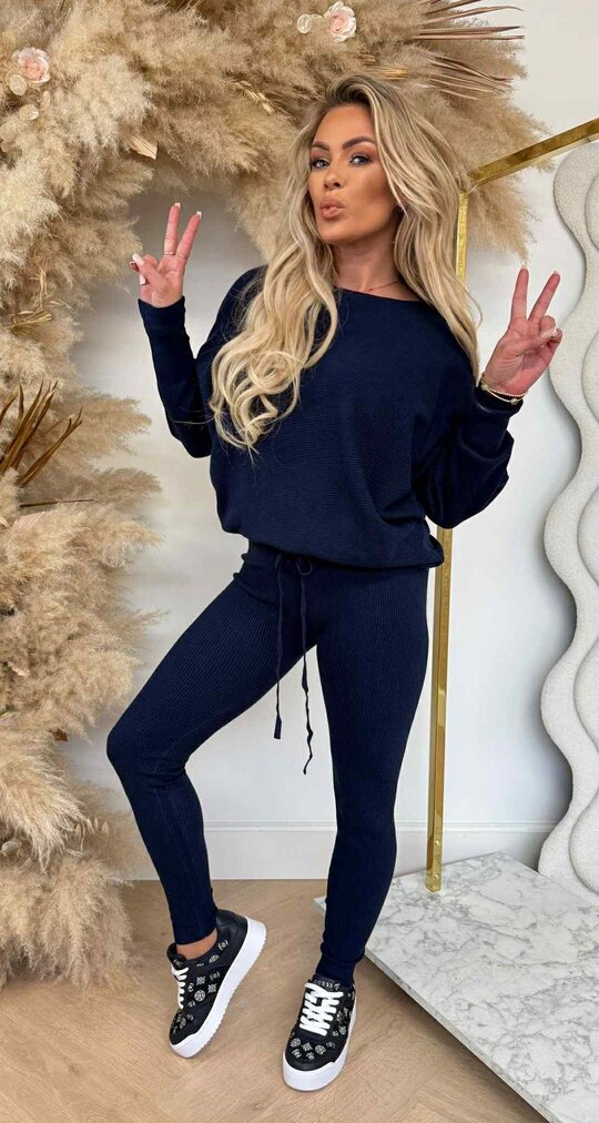 COMFY 2 PIECE SET 9819 NAVY