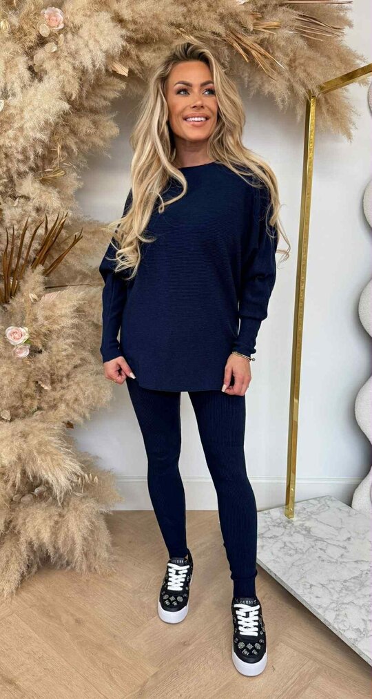 COMFY 2 PIECE SET 9819 NAVY