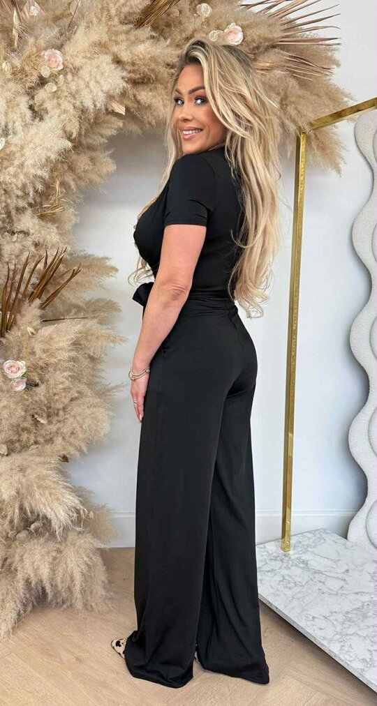 BY SWAN BASIC TRAVEL JUMPSUIT 7721 BLACK