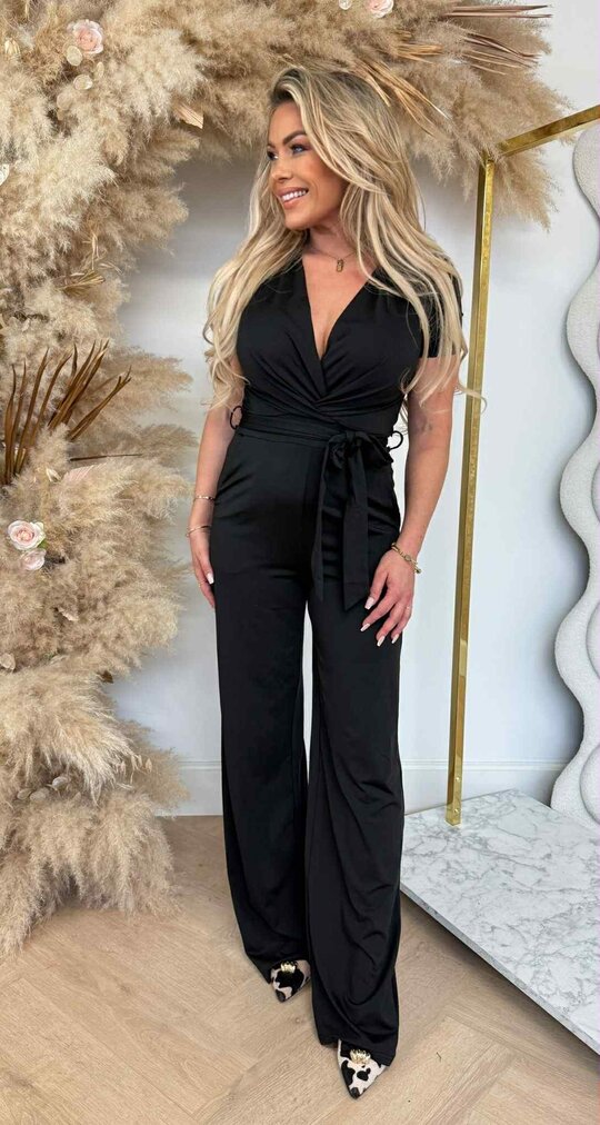 BY SWAN BASIC TRAVEL JUMPSUIT 7721 BLACK