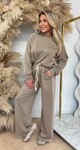 HOODIE LOGO SETJE TAUPE