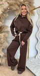 HOODIE LOGO SETJE CHOCO