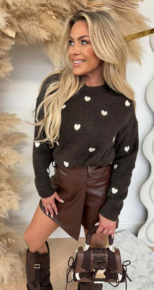 BESTSELLER HARTJES SWEAT 679 CHOCO