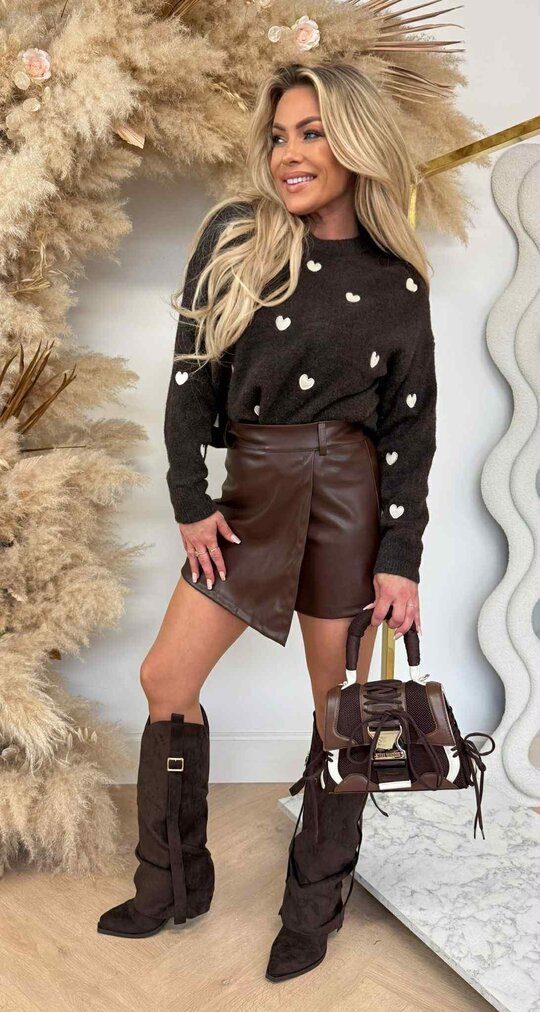 BESTSELLER HARTJES SWEAT 679 CHOCO