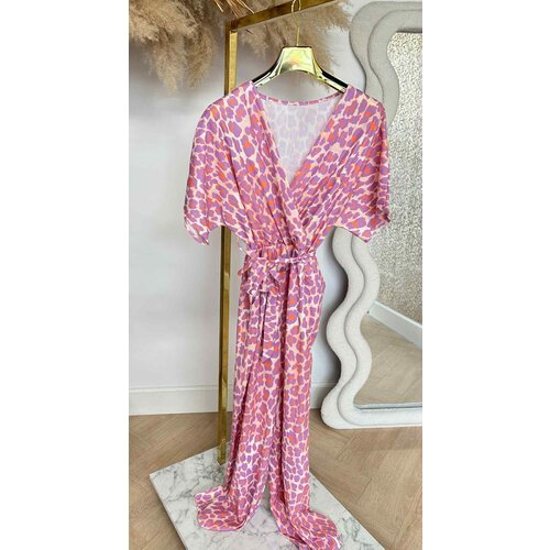 MASHA LEOPARD PRINT JUMPSUIT LILA/ORANGE MASHA LEOPARD PRINT JUMPSUIT LILA/ORANGE