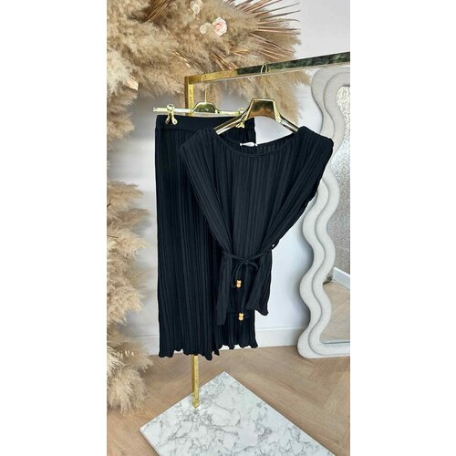PLISSE TOUWTJE SET BLACK PLISSE TOUWTJE SET BLACK