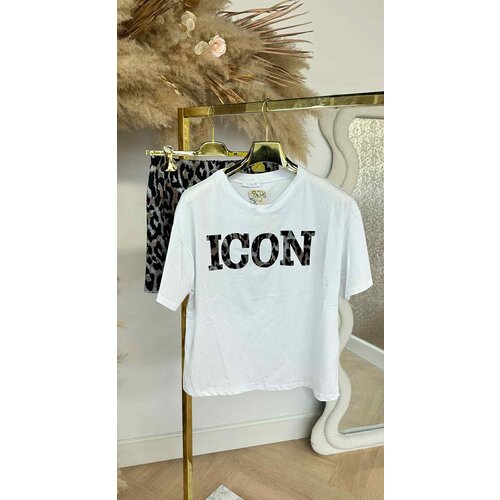 ICON LEOPARD SET TOP + SKORT WHITE ICON LEOPARD SET TOP + SKORT WHITE