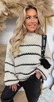 WILLY STRIPE SWEAT BEIGE