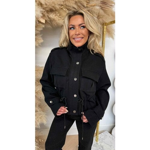 TOUWTJE FLEECE JACKET BLACK TOUWTJE FLEECE JACKET BLACK