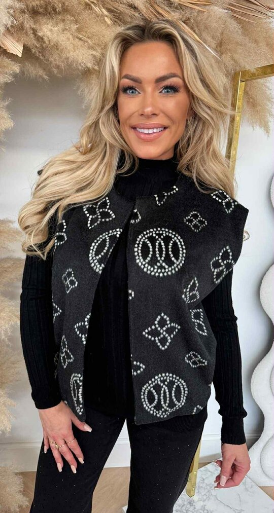 LOLO GILET BLACK