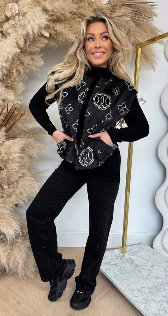 LOLO GILET BLACK