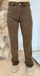 WIDE LEG SPARKLE JEANS 6765-6 CHOCO