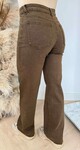WIDE LEG SPARKLE JEANS 6765-6 CHOCO
