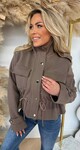 TOUWTJE FLEECE JACKET TAUPE