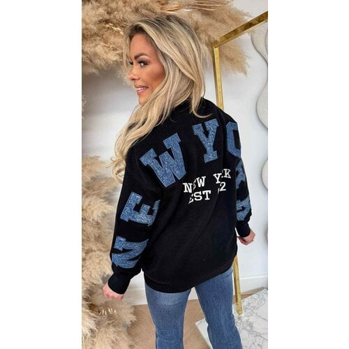 NY DENIM SWEAT 740 BLACK/DENIM NY DENIM SWEAT 740 BLACK/DENIM