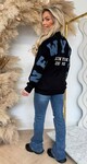 NY DENIM SWEAT 740 BLACK/DENIM