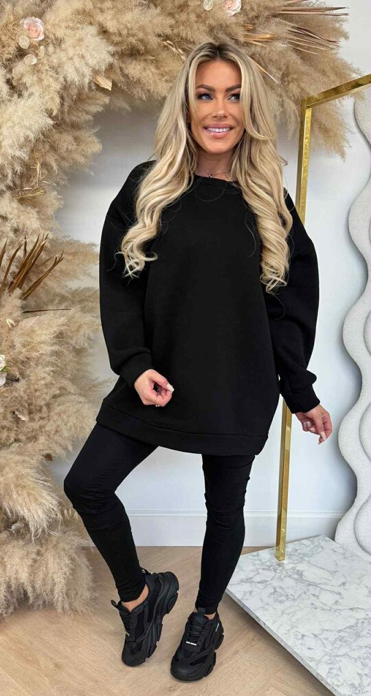 MYBEL FLEECE SET BLACK