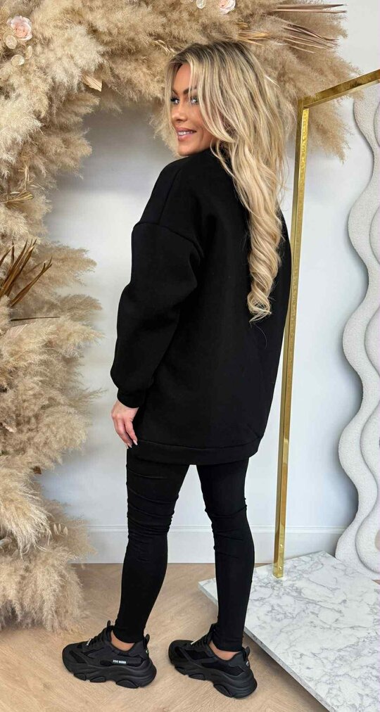 MYBEL FLEECE SET BLACK