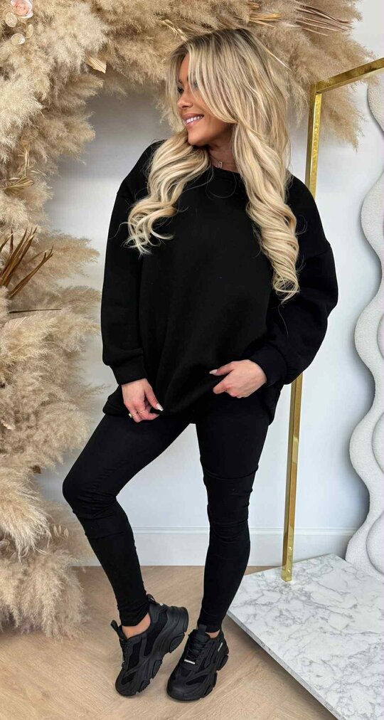 MYBEL FLEECE SET BLACK