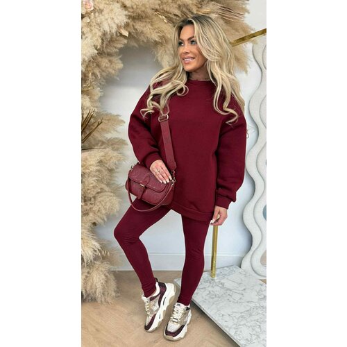 MYBEL FLEECE SET BORDEAUX MYBEL FLEECE SET BORDEAUX