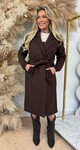KARDASHIAN COAT CHOCO