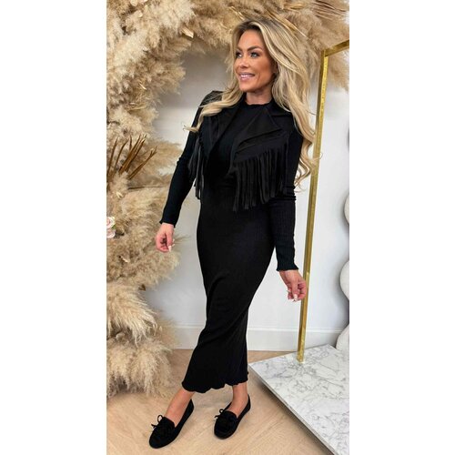 COWGIRL GILET + DRESS BLACK COWGIRL GILET + DRESS BLACK