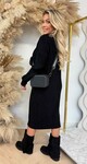 BESTSELLER RIB DRESS 5502 BLACK