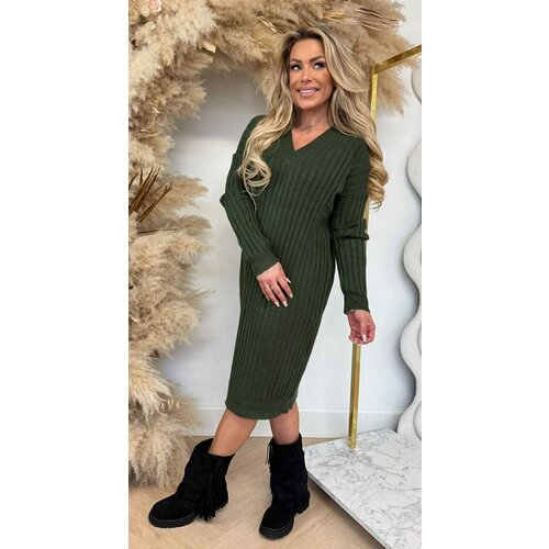 BESTSELLER RIB DRESS 5502 ARMYGREEN BESTSELLER RIB DRESS 5502 ARMYGREEN