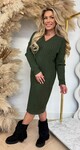 BESTSELLER RIB DRESS 5502 ARMYGREEN