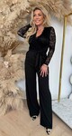 LACY JUMPSUIT 9771 BLACK