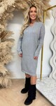 BESTSELLER RIB DRESS 5502 GREY