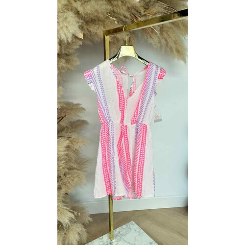 HUMU PLAYSUIT WHITE/LILA HUMU PLAYSUIT WHITE/LILA