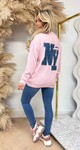 NEW YORK BACKPRINT SWEAT 10506 LIGHTPINK