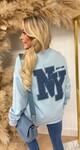 NEW YORK BACKPRINT SWEAT 10506 BABYBLUE